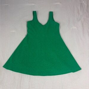 Beyond Yoga Vibrant Green Sleeveless Mini Dress